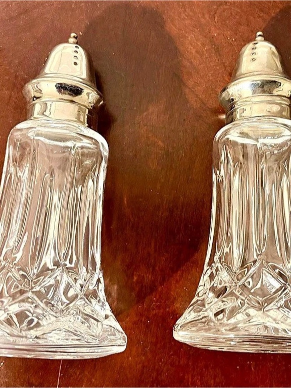 Godinger Crystal Legends Salt and Pepper Shakers Salt & Pepper Shakers